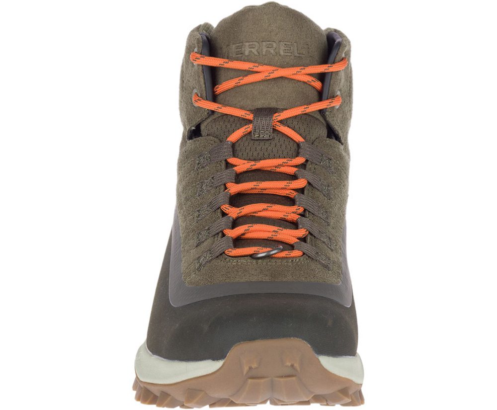 Merrell Støvler Herre - Thermo Snowdrift Mid Shell Waterproof - Olivengrøn - VXW960123